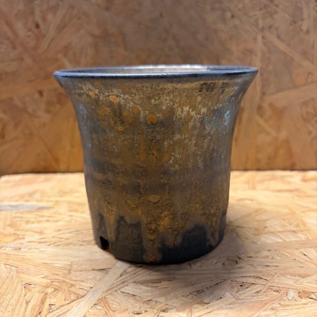 かみ山陶器　信楽焼　植木鉢