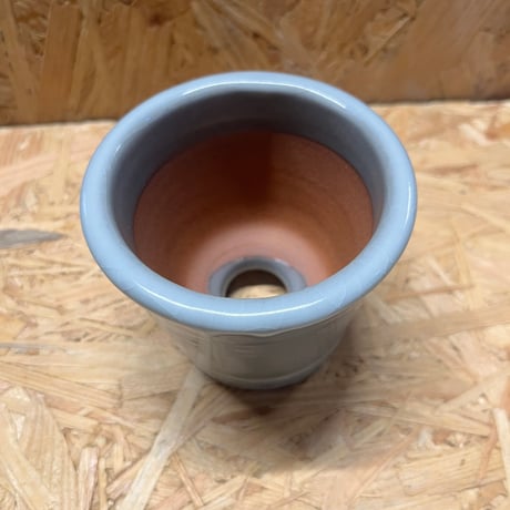 伝市鉢　大道型　3号　３.5号　4号　グレー