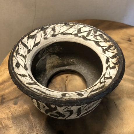 刻紋鉢　保田修作×rimwork