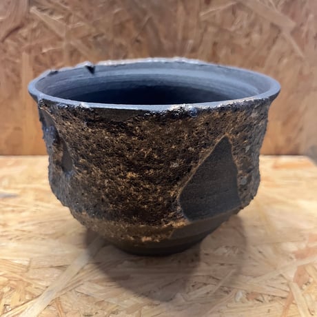 かみ山陶器　信楽焼　植木鉢