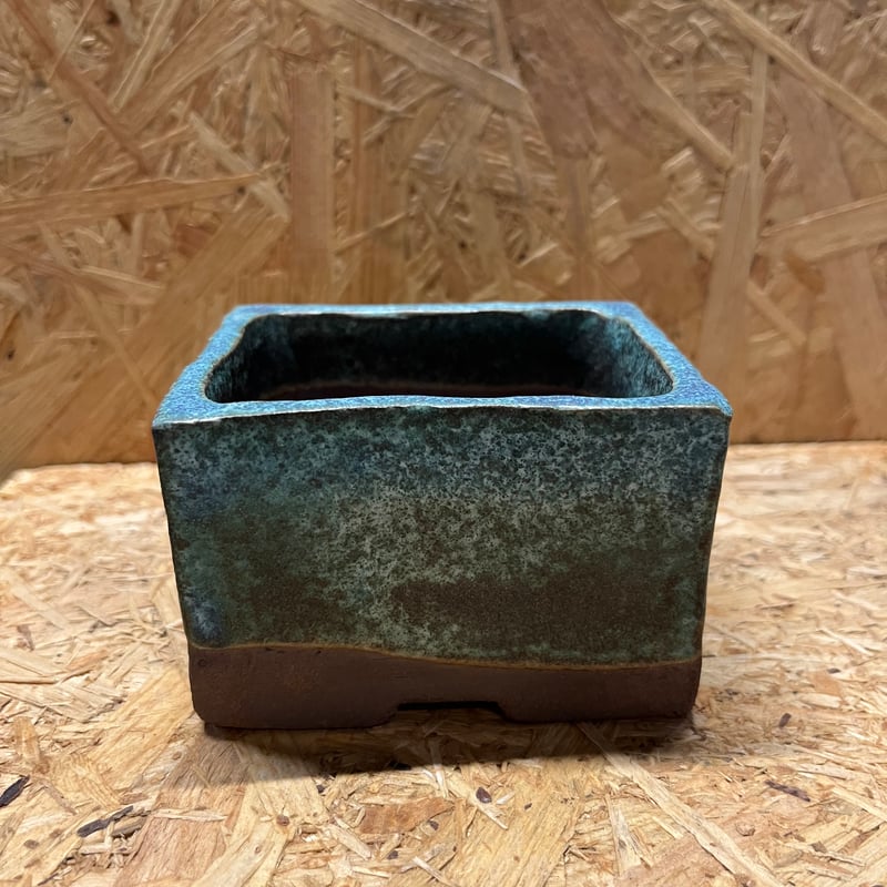 伝市鉢 角鉢 青銅 | GREEN LUCK