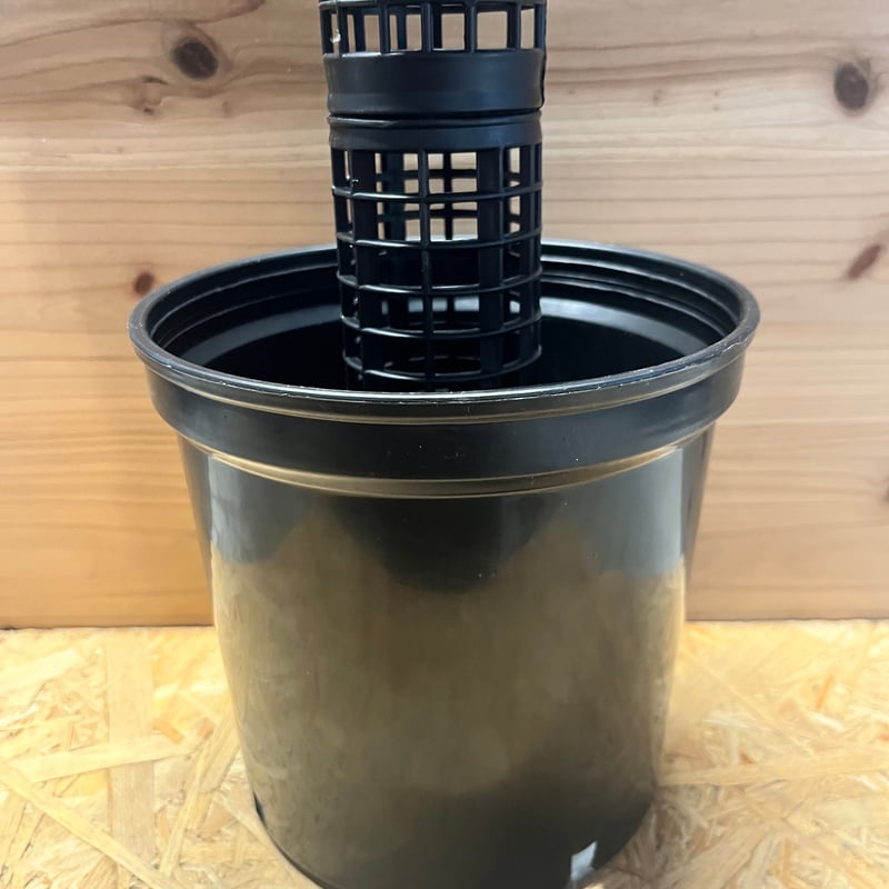 モスポール鉢 ポール付き ブラック | GREEN LUCK