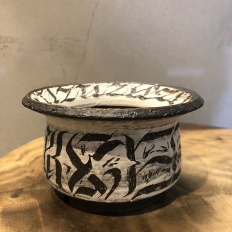 刻紋鉢　保田修作×rimwork