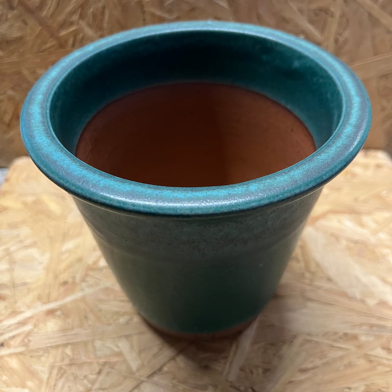 緑青付き　記念灰皿　18k マッチ立て付き灰皿 水色 四角 昭和初期 レトロの通販 by さくま