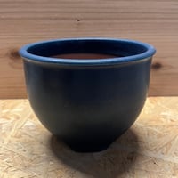 伝市鉢　コウロ型　4号　紺青