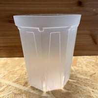 ネガミエル　透明スリット鉢　4号ロング