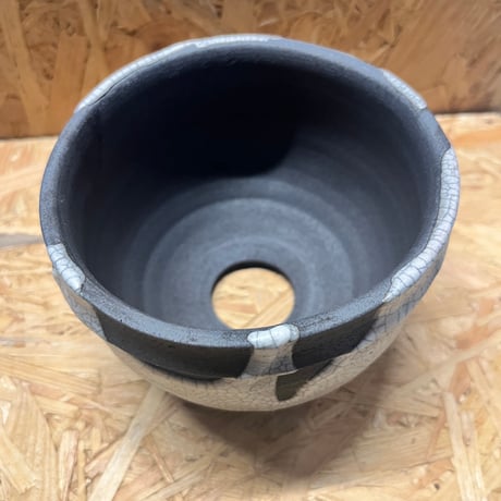 かみ山陶器　信楽焼　植木鉢