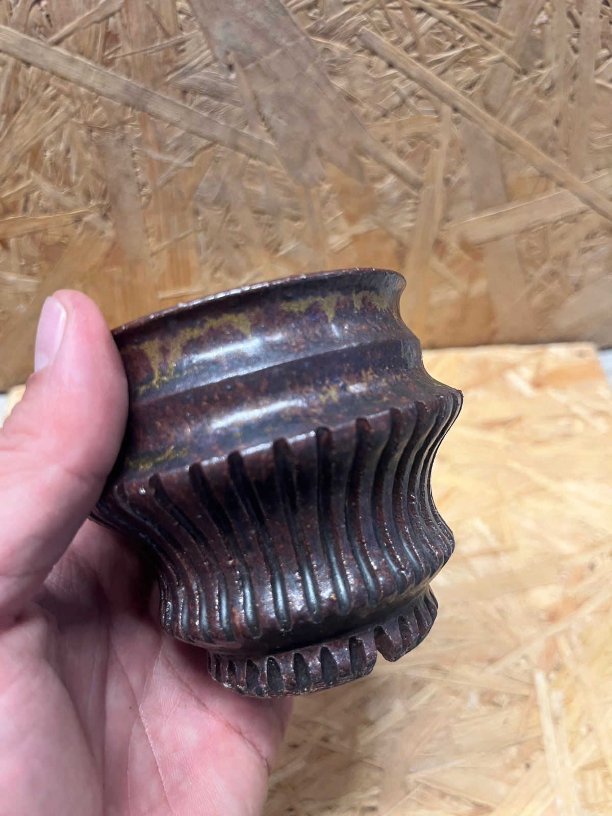 淡海陶芸研究所　植木鉢　3個セット 淡海陶芸研究所 植木鉢 3個セット 淡海陶芸研究所 植木鉢 泥彩彫