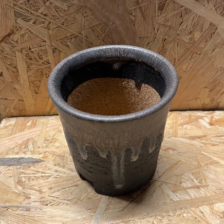 かみ山陶器　信楽焼　植木鉢
