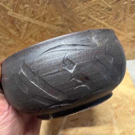 刻紋鉢　保田修作×rimwork