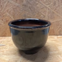 伝市鉢　コウロ型　3.5号　丹波黒