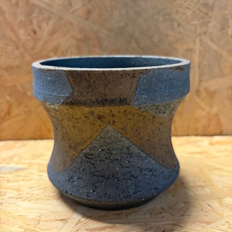 かみ山陶器　信楽焼　植木鉢