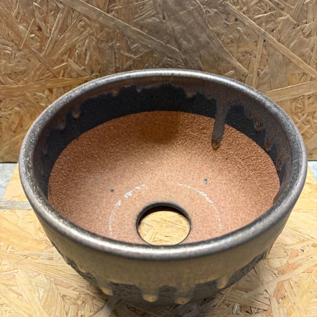かみ山陶器　信楽焼　植木鉢