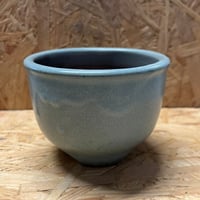伝市鉢　コウロ型　3号　青萩釉