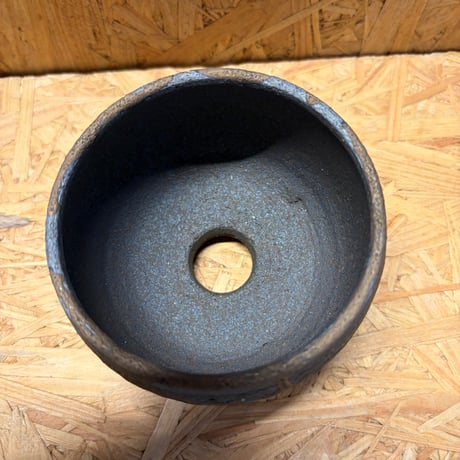 かみ山陶器　信楽焼　植木鉢