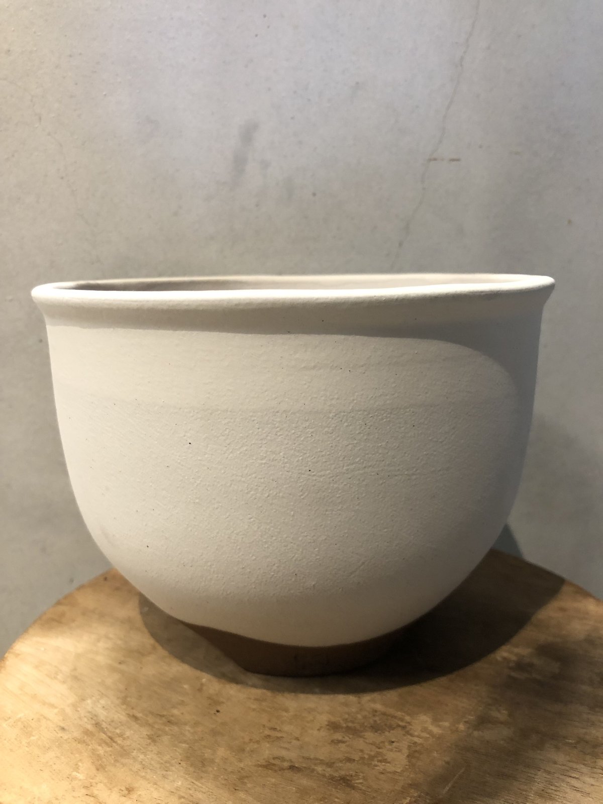 化粧鉢 伝市鉢 白化粧 サクラ草（コウロ型）5号 | GREEN LUCK