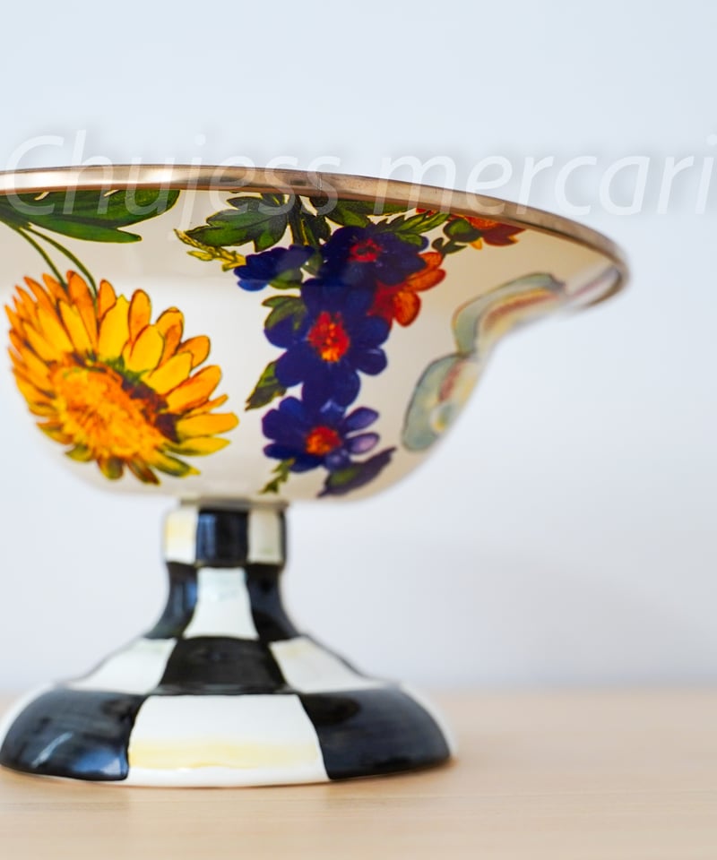 McKenzie-Childs ローズ柄 コンポート MACKENZiE-CHiLDS ケーキ