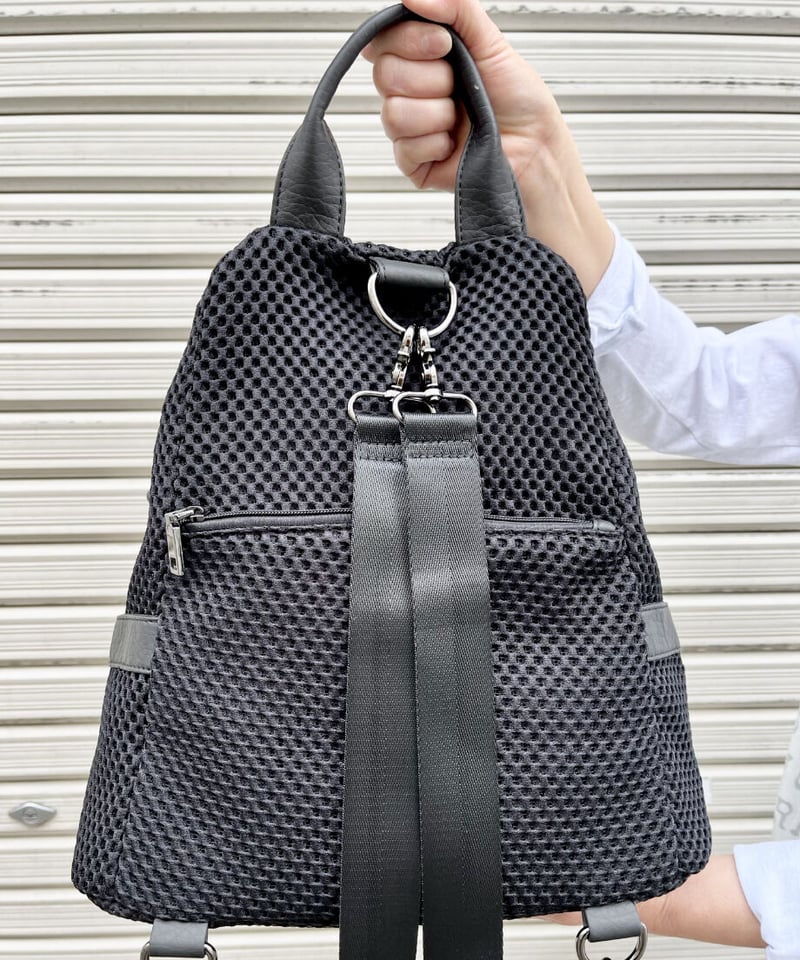 ダイバー素材 メッシュ パンチング コンバーティブル 軽量 バック  