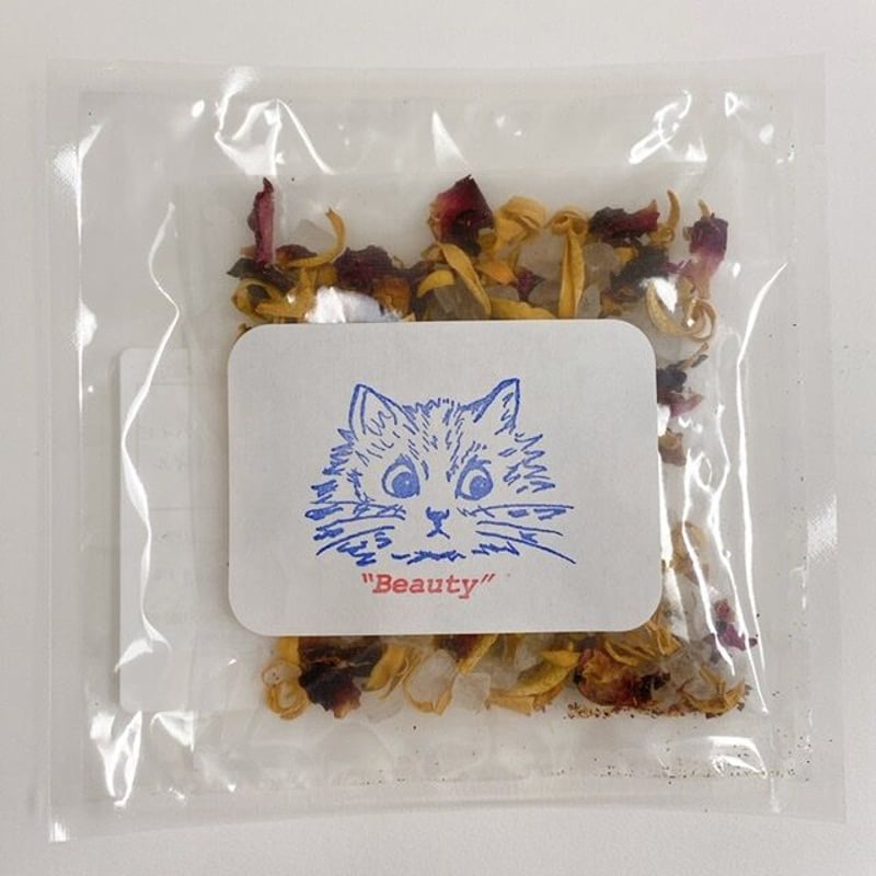 ローズとオレンジフラワー、ハイビスカスのバスソルト 