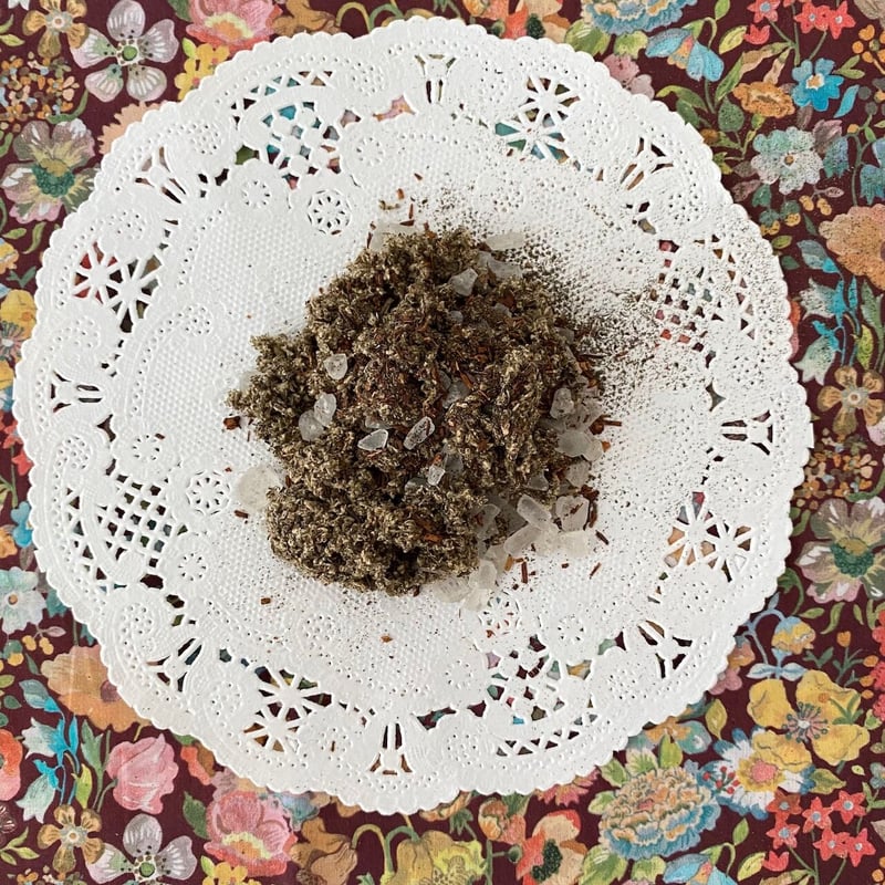 よもぎとルイボスのバスソルト 