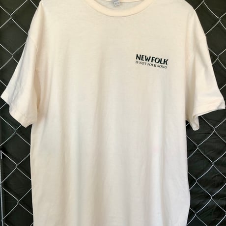 NEWFOLK SLOGAN(SMALL PRINT) Tシャツ