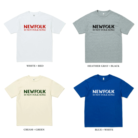 NEWFOLK SLOGAN(BIG PRINT) Tシャツ