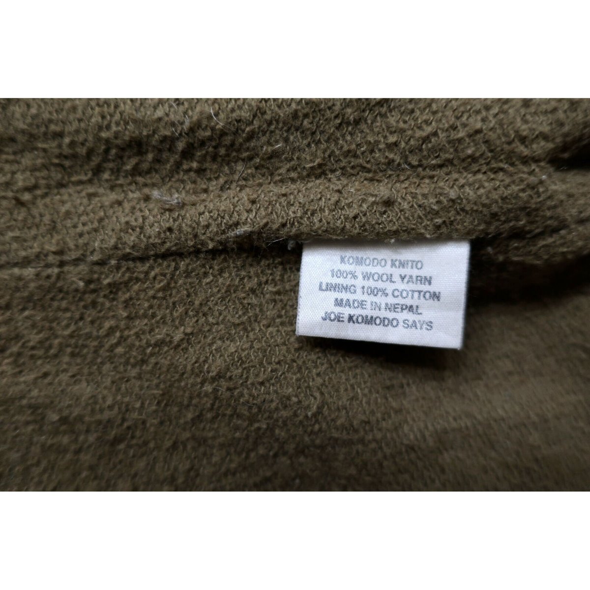 Joe Komodo オーガニックファブリックウールニット ジャミロクワイ Joe Komodo オーガニックファブリックウールニット ジャミロクワイ