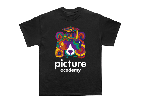 ピクアカTシャツ（黒）