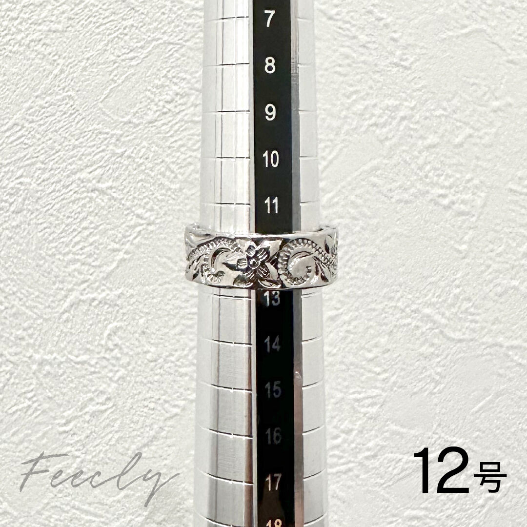 ハワイアンシルバーリング ハワイアンジュエリー シルバー リング 12/15/16/18 | Feecly