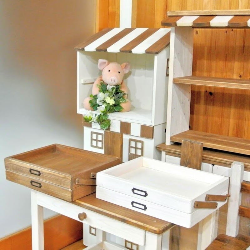 2段のスライド棚・ストッパー付き | Natural Flower