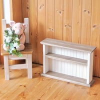板壁のシンプルシェルフ