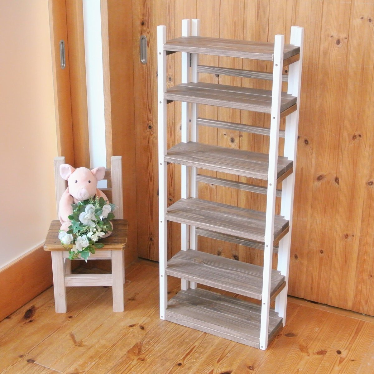 Hana/ショップカウンター/折りたたみ什器 折りたたみ棚1000 | Natural Flower