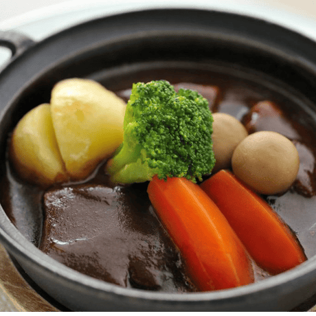 冷凍詰め合わせ Dセット〈カレー×2、ハヤシ×2、ハンバーグ×1、ビーフシチュー×1〉※送料込み価格です