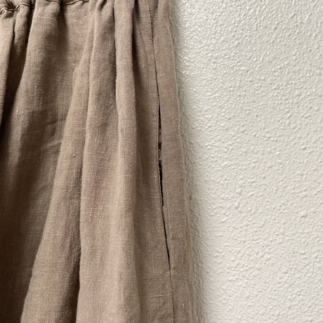 denier フレンチリネンスカート