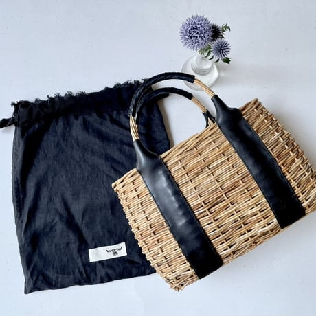 Flea Store Vegetal  レザーカゴバッグ