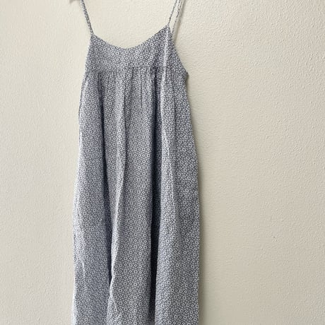 nest Robe×Vlas Blomme 別注 リネンフラワープリントキャミソールワンピース