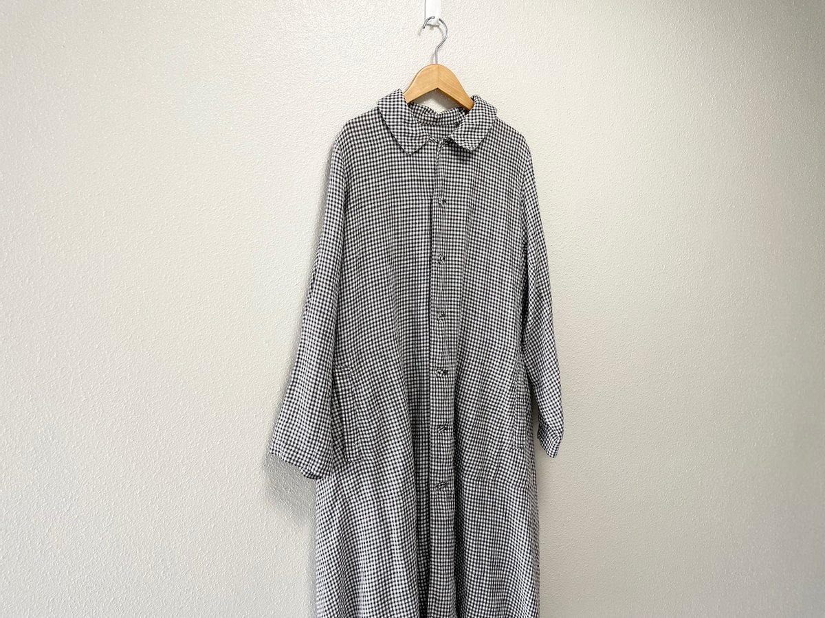 ネストローブ テントコート ヘンプ先染ワンピースコート ネストローブ テントコート ヘンプ先染ワンピースコート - メルカリ