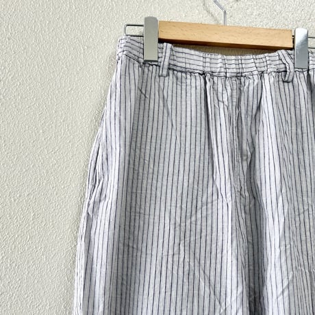 nest Robe コットンリネンストライプパンツ