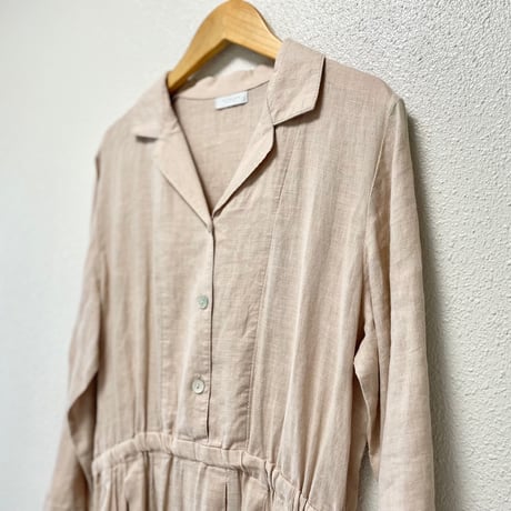 fog linen work  hal ギャザーワンピース