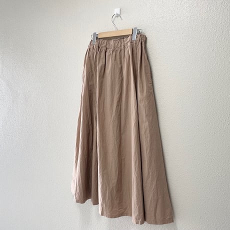 nest Robe コットンラミーギャザーフレアマキシスカート