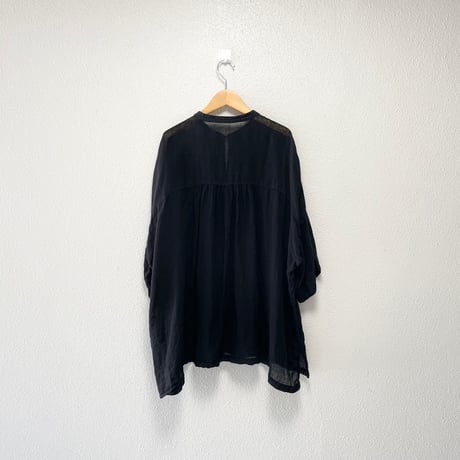 2023SS /  nest Robe リネンガーゼロングシャツ