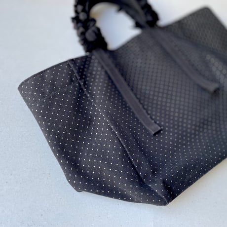 LUDLOW ドット グレープハンドル バッグ