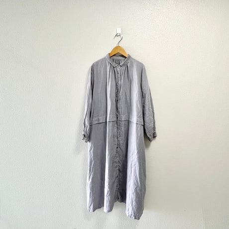 nest Robe リネンレース襟ギャザーワンピース