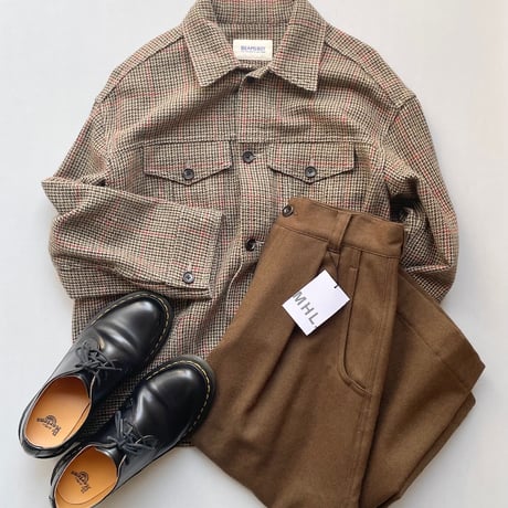 BEAMS BOY ウールガングラフジャケット