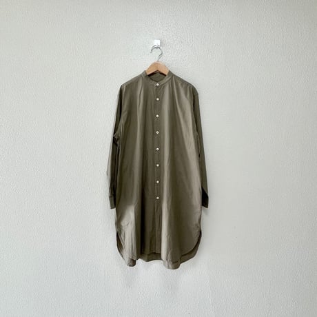 人気完売品 / 2024SS denier  D/d バンドカラーシャツ