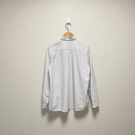 NATURAL LAUNDRY ドットプリントシャツ