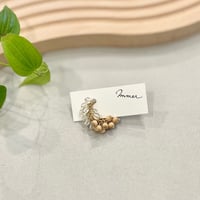 Immer クリスタルウッドイヤーカフ クリア