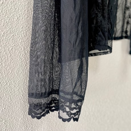 Malle チュール刺繍ブラウス