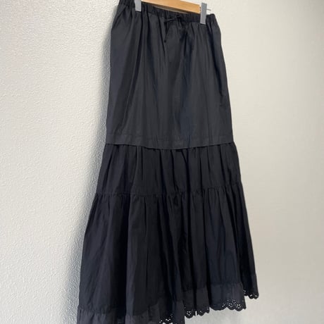 MidiUmi レースギャザースカート