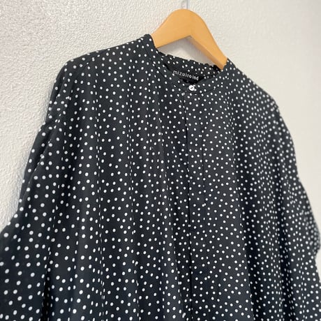 mizuiro ind DOTS BACK GATHERD N/S OP